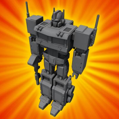 3D Model of Transforming Robot Toy - 3D Render 6